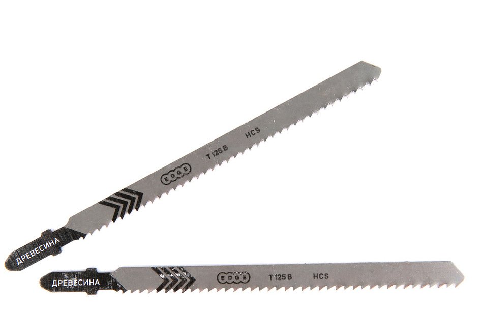 Пилка для лобзика по дереву T125B (2 шт.) EDGE by PATRIOT 814010011