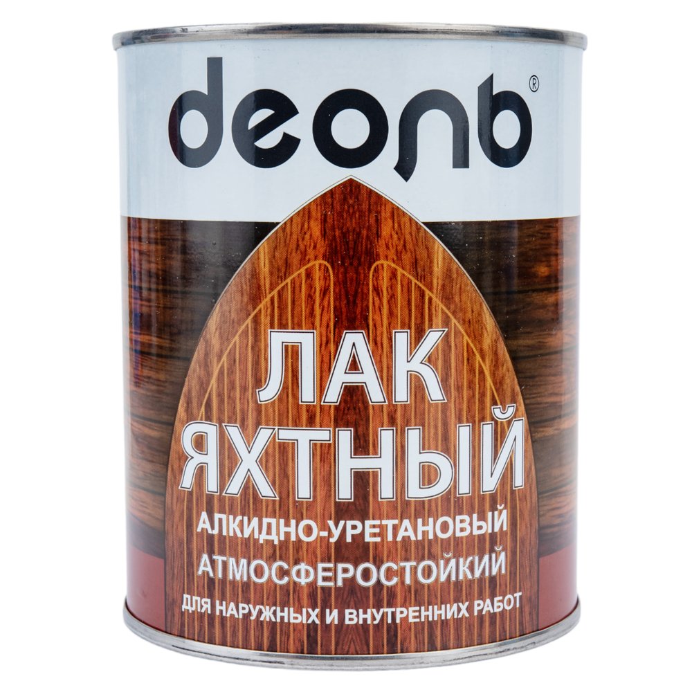 Лак яхтный глянцевый алкидно-уретановый 0.75 л Деоль 00030456
