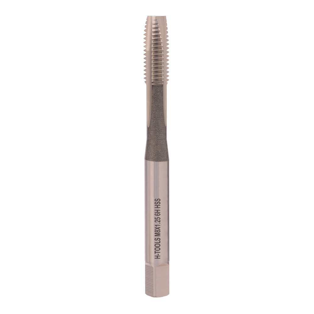 Машинный метчик H-Tools М8 шаг 1.25 мм DIN371 HSS-G 101100-C2-0080