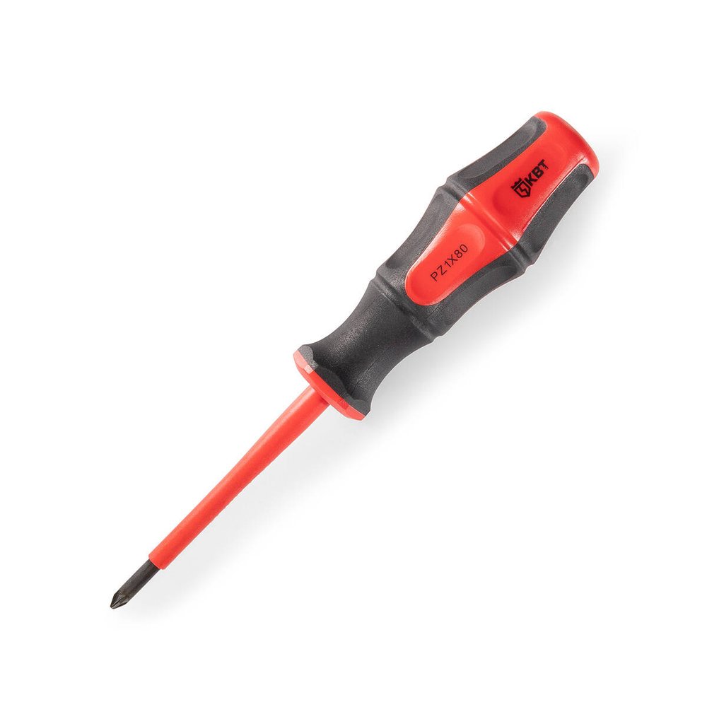 Диэлектрическая отвертка PZ1x80 КВТ Профи 78613