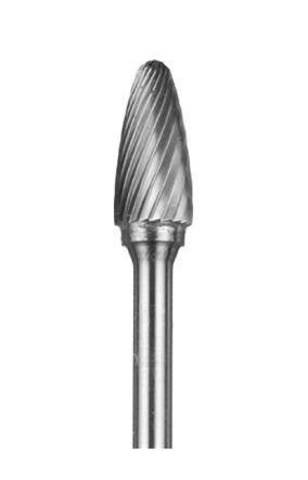 Бор-фреза гиперболическая со сферическим торцом F 12.5x25x6х70 мм, ВК8 ИНСТУЛС 00001418513