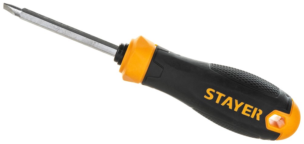 Переставная отвертка STAYER Hercules 2-in-1 80 мм PH2/SL6 2512_z02