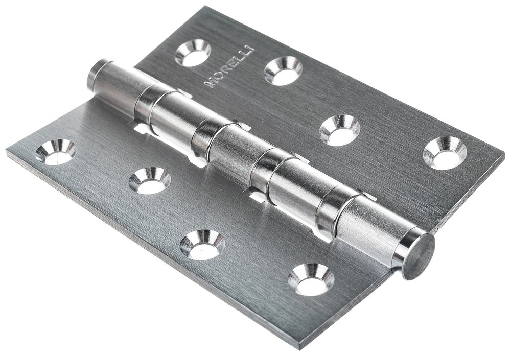 Латунная петля MORELLI MBU 100X70X3-4BB SC цвет-матовый хром 9010231
