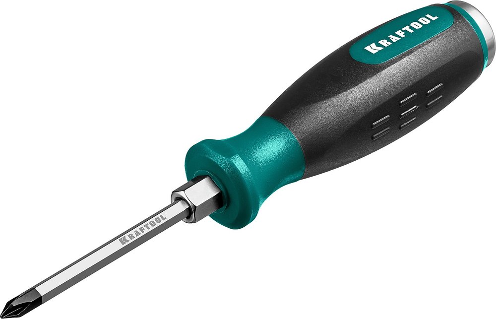 Ударная отвертка KRAFTOOL Impact стержень из CrMo стали, 250034-1