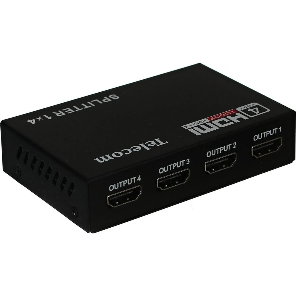 Разветвитель HDMI 1=>,4 , каскадируемый , 1.4v+3D Telecom <,TTS5020