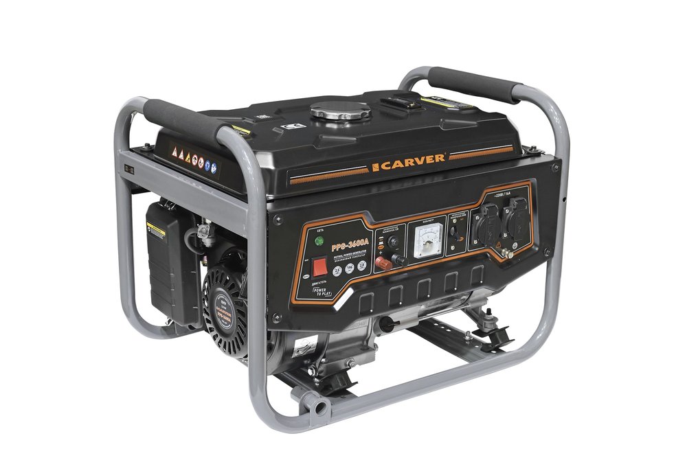 Бензиновый генератор CARVER PPG - 3600А 01.020.00011