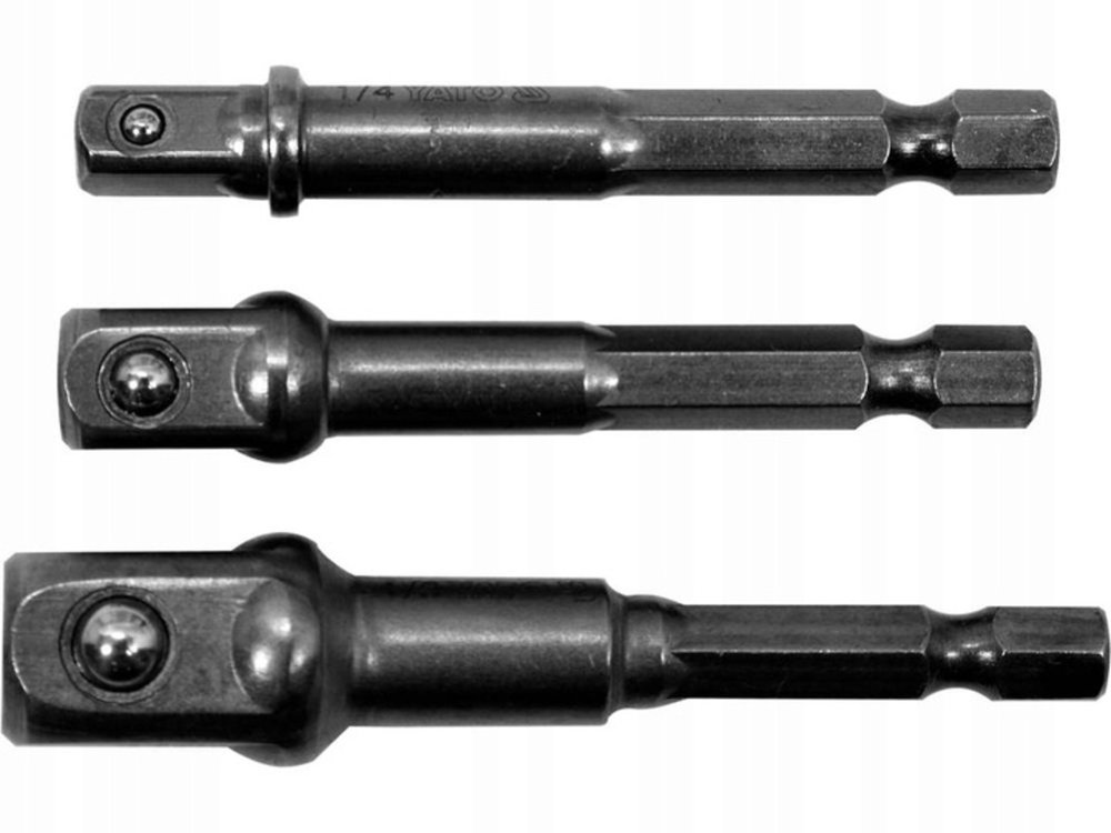 Набор адаптеров 3 шт 1/4', 3/8', 1/2' YATO YT-04685
