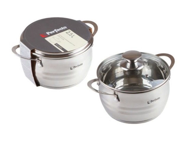 Кастрюля PERFECTO LINEA Arcelia из нержавеющей стали 2.5 л 50-118135