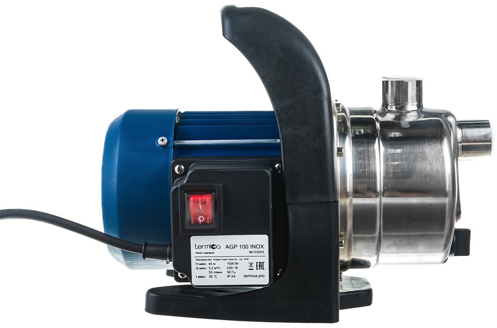 Садовый насос Termica 1000 Вт нержавеющая сталь AGP 100 INOX 84103053