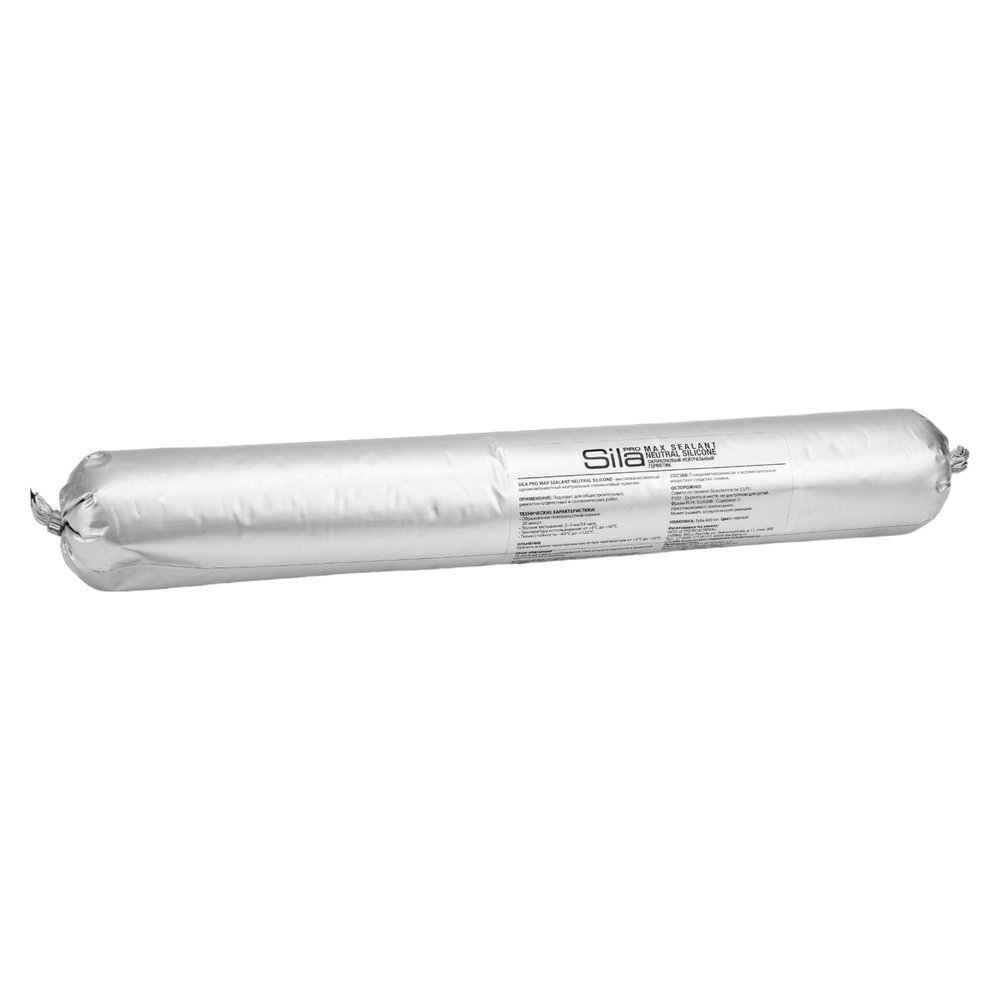 Силиконовый нейтральный герметик Sila Pro max sealant, neutral silicone, черный, 600 мл NE6003