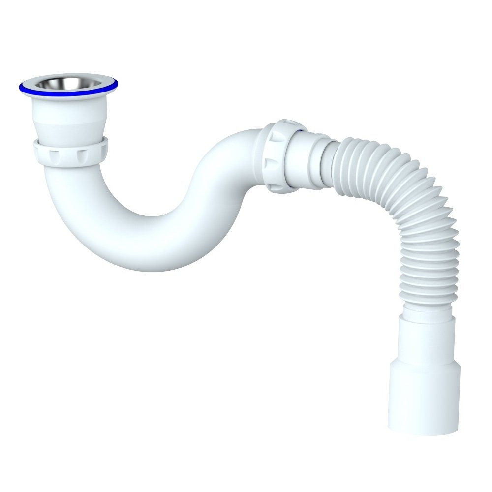 Сифон для душевого поддона Unicorn прямоточный 1.1/2 х40 c унив.г.т.40х40/50 G32
