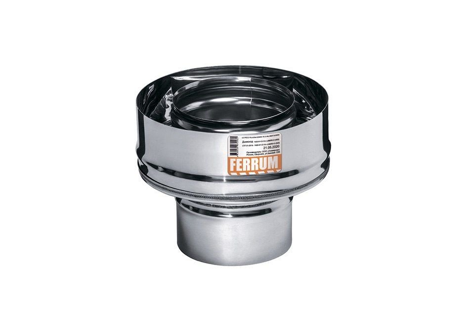 Старт сэндвич FERRUM 1 мм, нержавеющая сталь, ф115x200 f3728