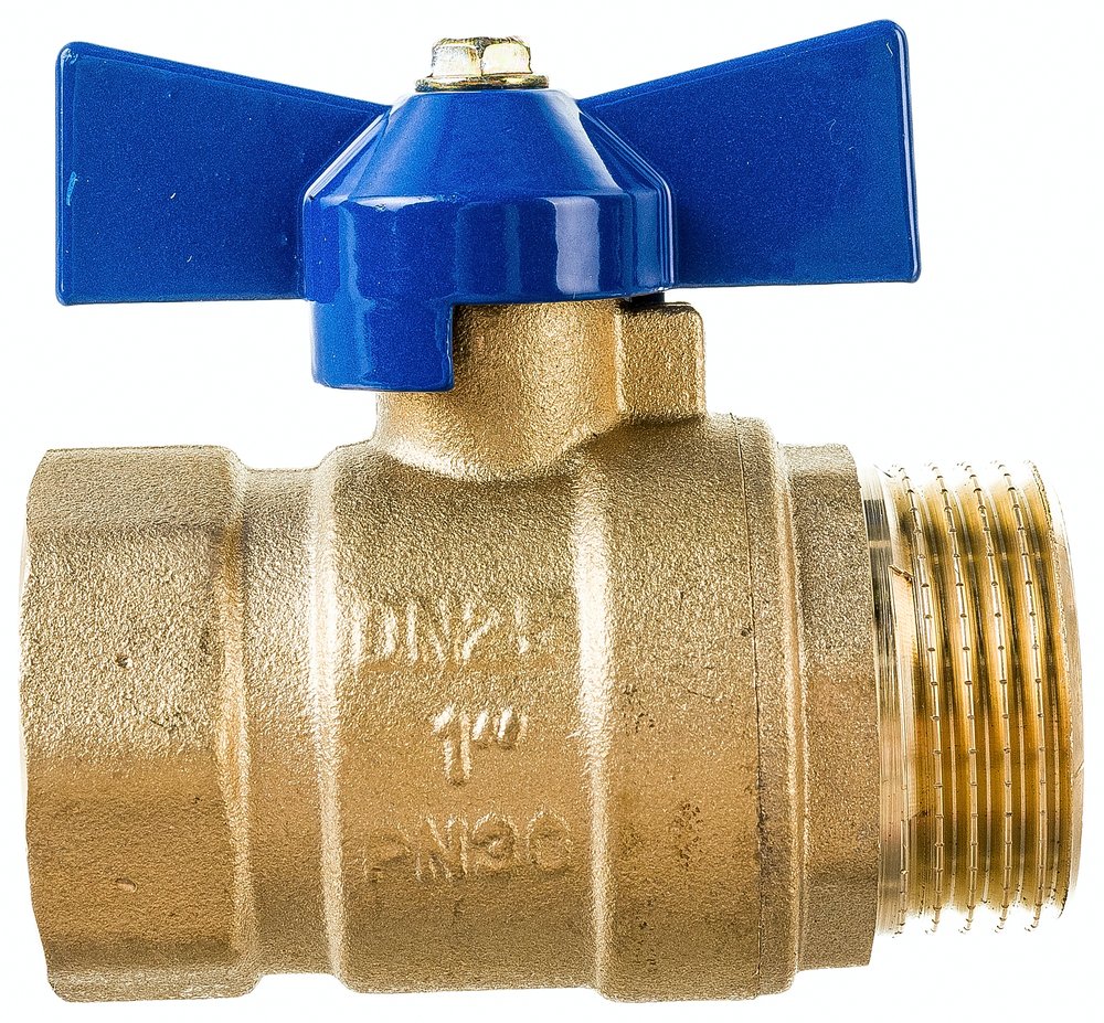 Шаровой кран Zox 3/4'' вн/нар, бабочка 519285