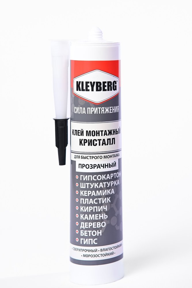 Клей монтажный KLEYBERG Кристалл картридж 0.28 л KB-KM-KRS