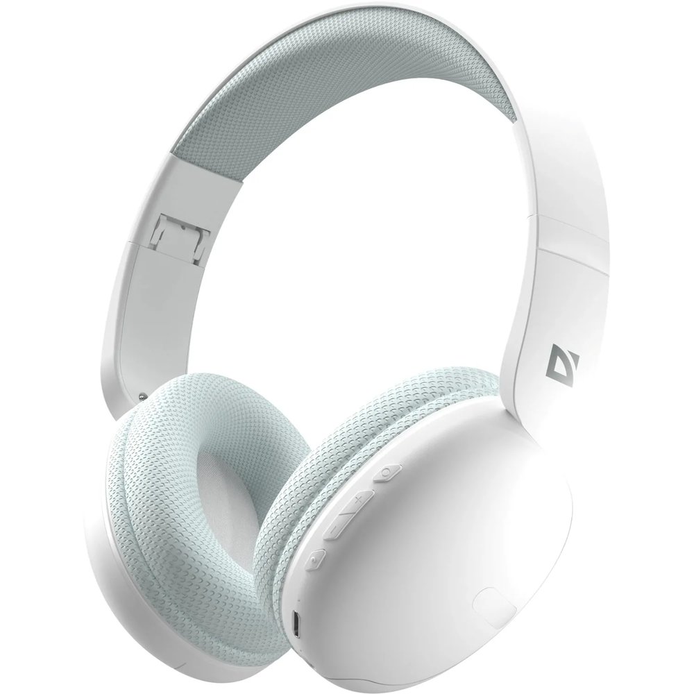 Наушники Defender FreeMotion B480 белый, микрофон, Bluetooth