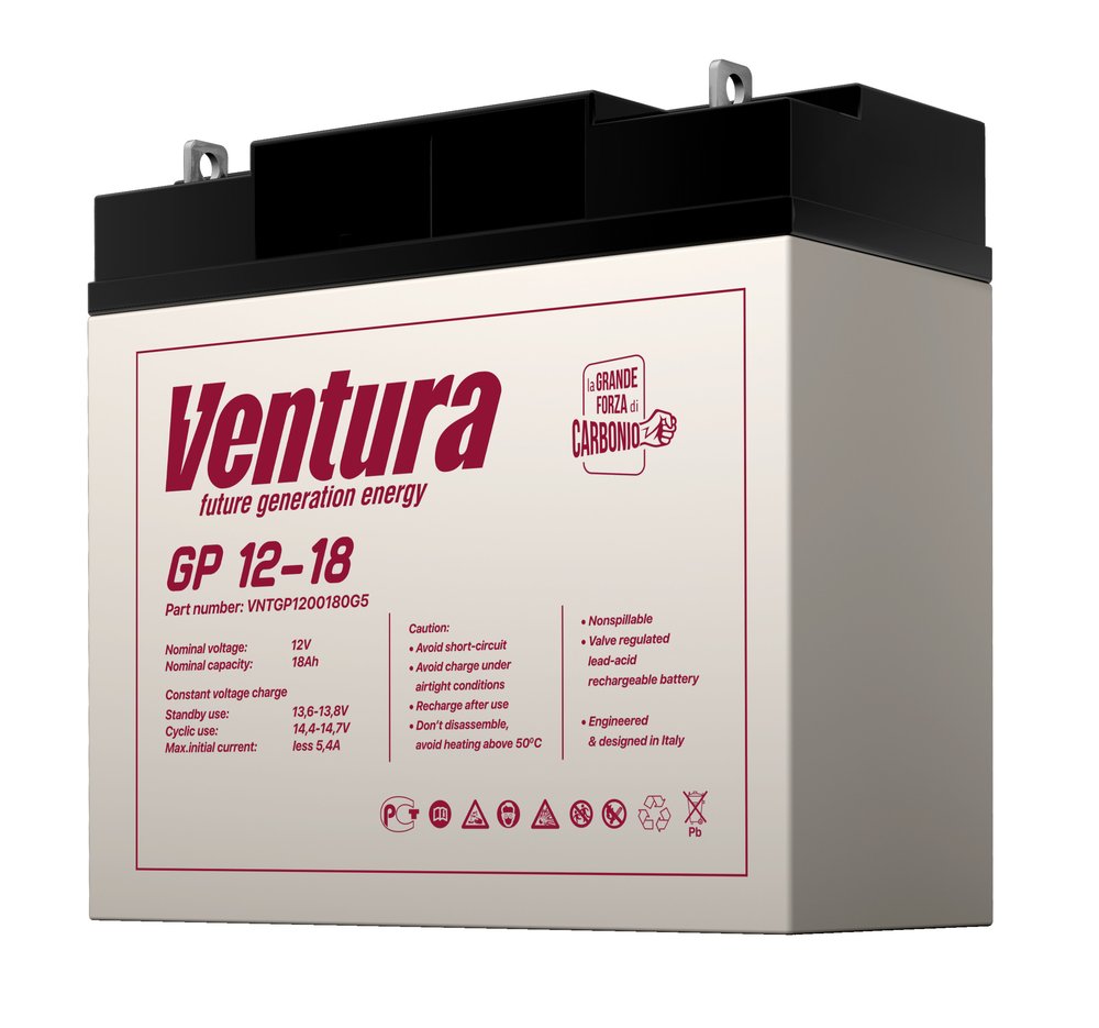 Батарея аккумуляторная (12 В, 18 Ач) Ventura GP 12-18