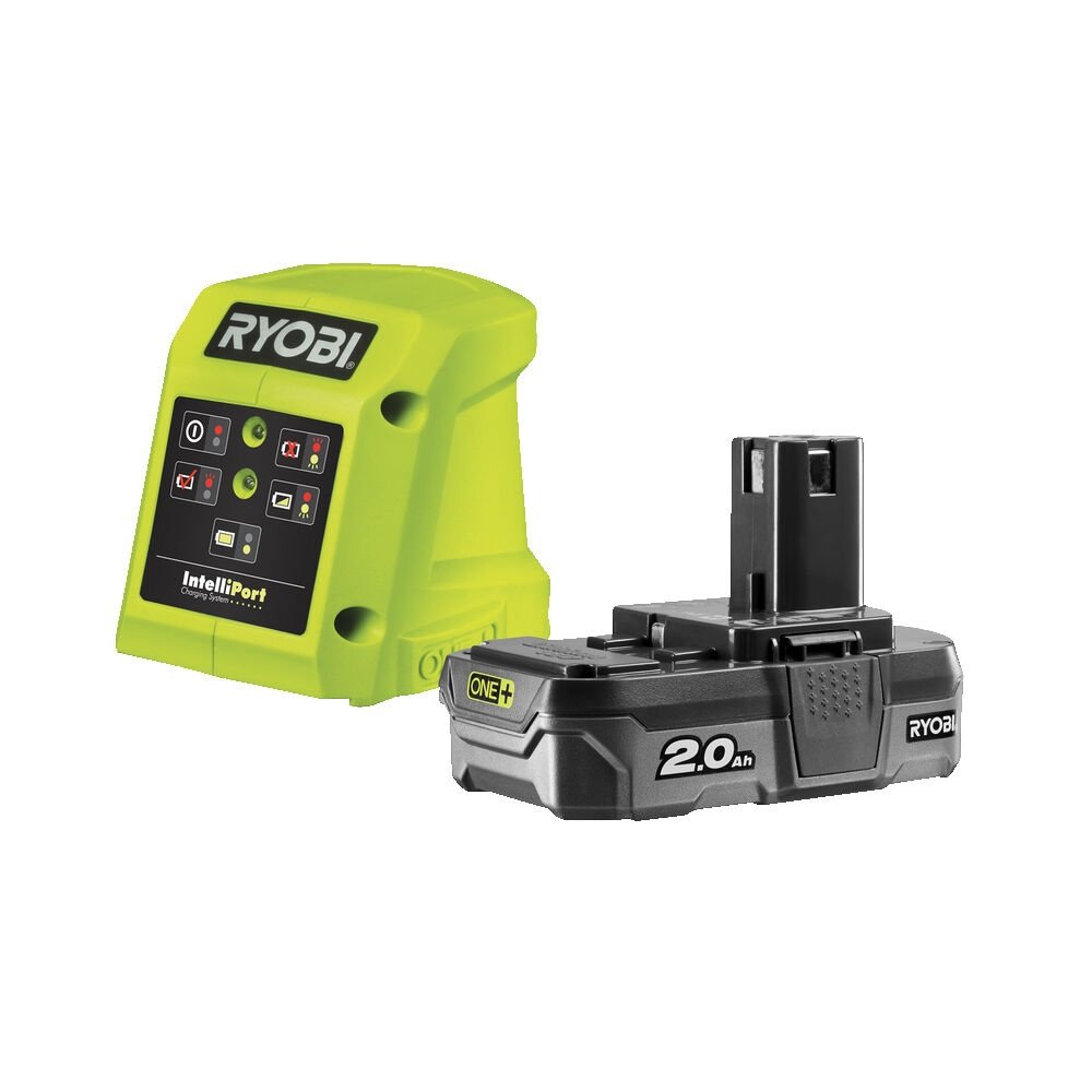 Набор аккумулятор (18 В, 2.0 Ач, Li-Ion) + зарядное устройство RC18115-120VSE Ryobi 5133004897