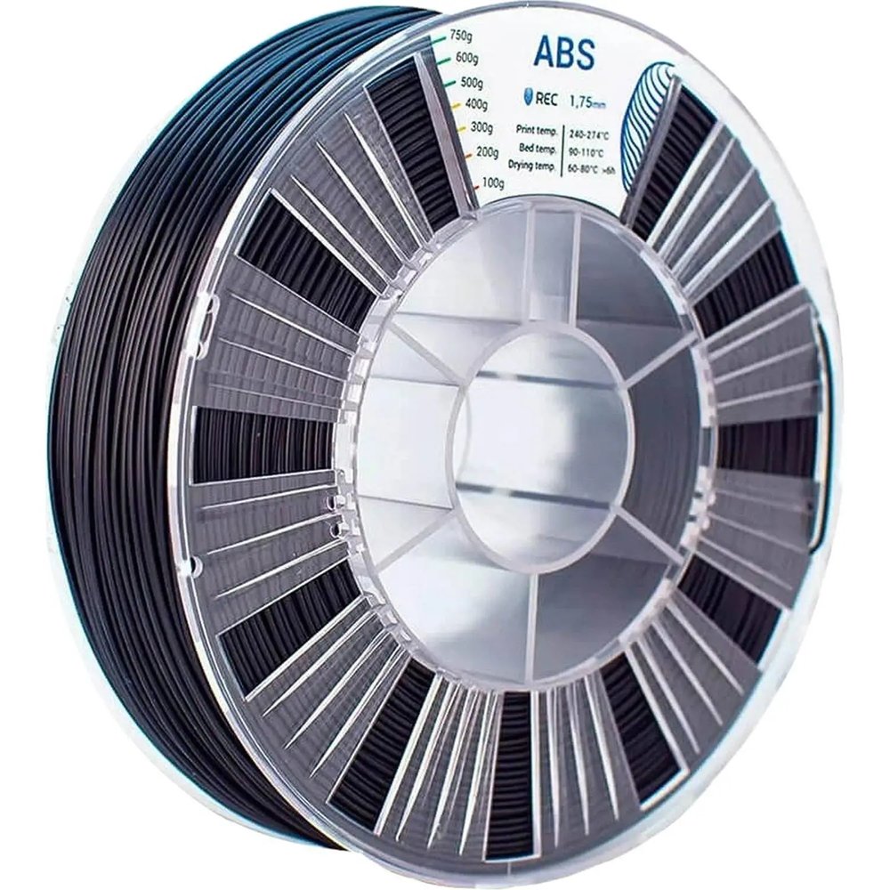 Пластик ABS REC 1.75мм черный