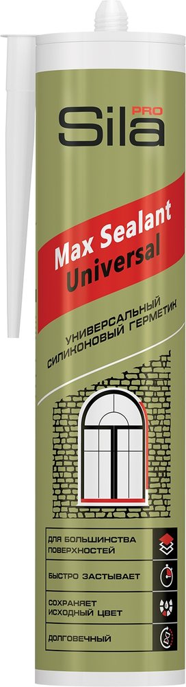 Силиконовый универсальный герметик Sila бесцветный PRO Max Sealant 280 мл US2807