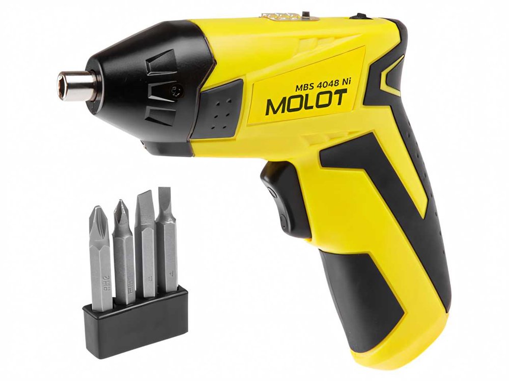 Аккумуляторная отвертка MOLOT MBS 4048 Ni MBS4048Ni00011