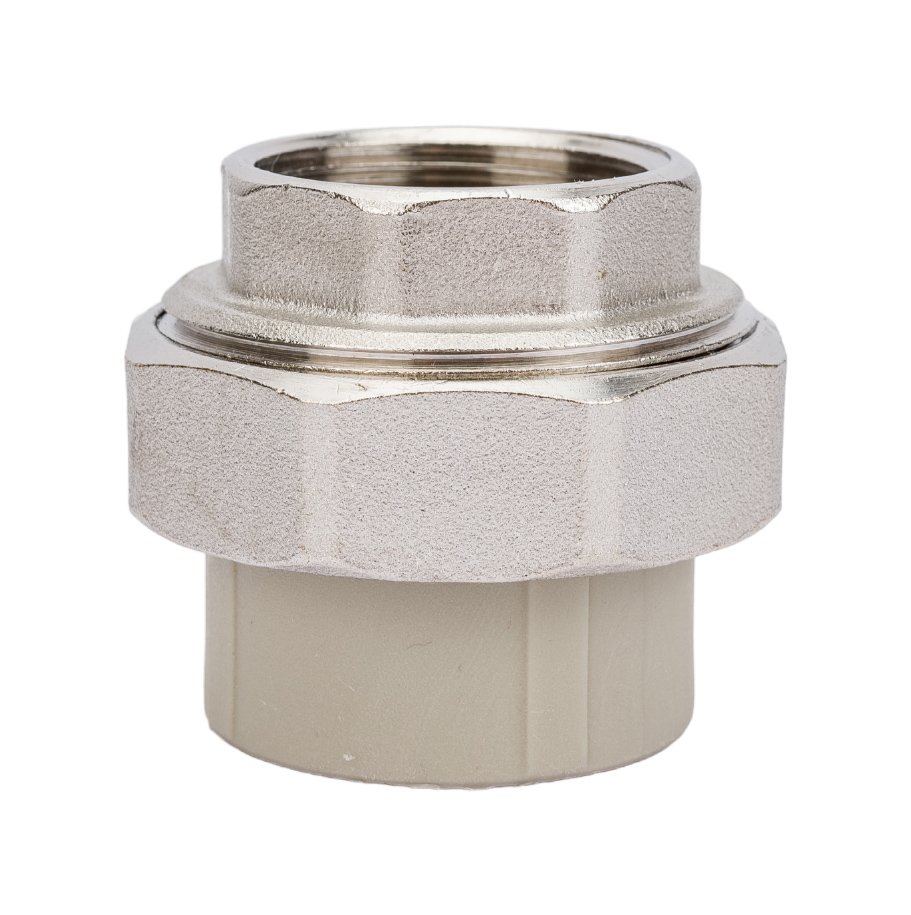 Комбинированная муфта VALFEX PP-R серая, разъем 32х1 дюйма ВР 10155025Г 127-0336