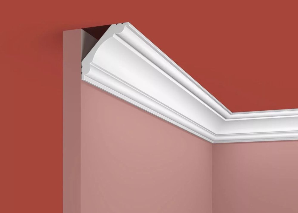 Карниз Cosca decor KX001 50x50 мм, 2000 мм, экополимер СПБ069526