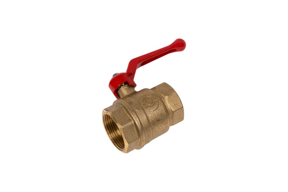 Кран шаровой Valfex N/P59 БИРКА для ВОДЫ 1 1/4' ВР/ВР ручка-рычаг, латунный 11Б27фт1М (20/5) VF.214.LR1.114.N/P59.Bir