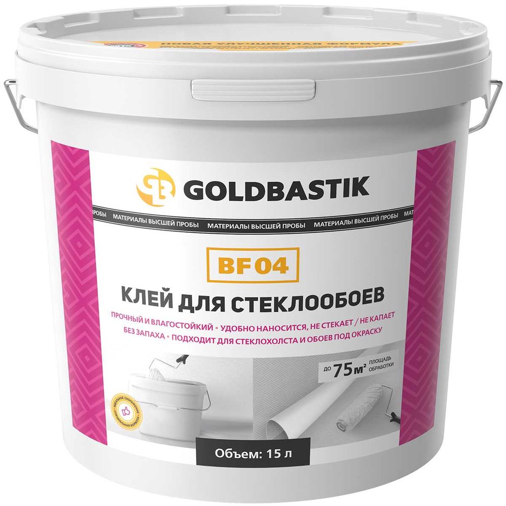Клей для стеклообоев GOLDBASTIK 15 л BF 04 15