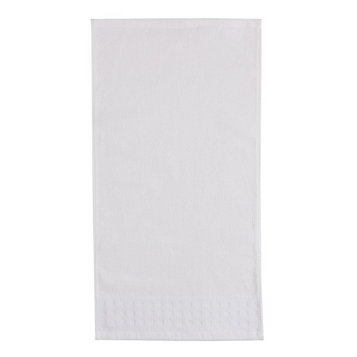 Полотенце махровое LoveLife Square 70x130 см, белый, 100% хлопок, 380 гр/м2 9097633