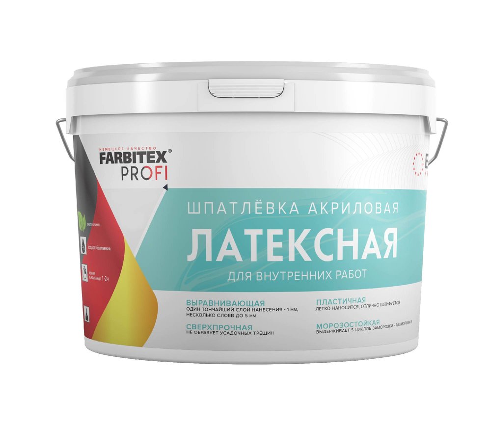 Шпатлевка Farbitex акриловая латексная (16.0кг) ПРОФИ 4300011515