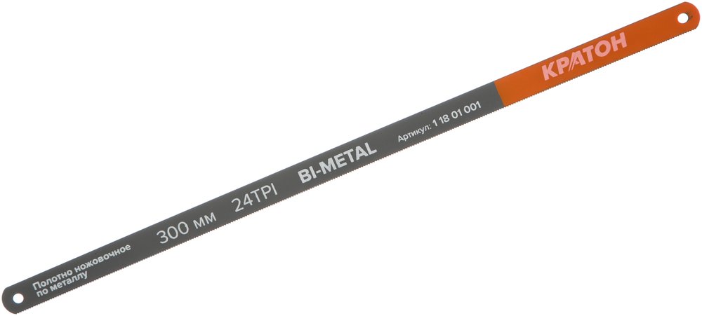 Ножовочное полотно по металлу, 300мм Кратон Bi-Metal 1 18 01 001