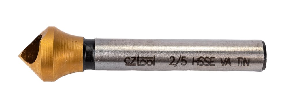 Зенковка с отверстием (10х6х46 мм, размер 2/5, 90°, HSSE-TiN VA) Bucovice Tools 893005
