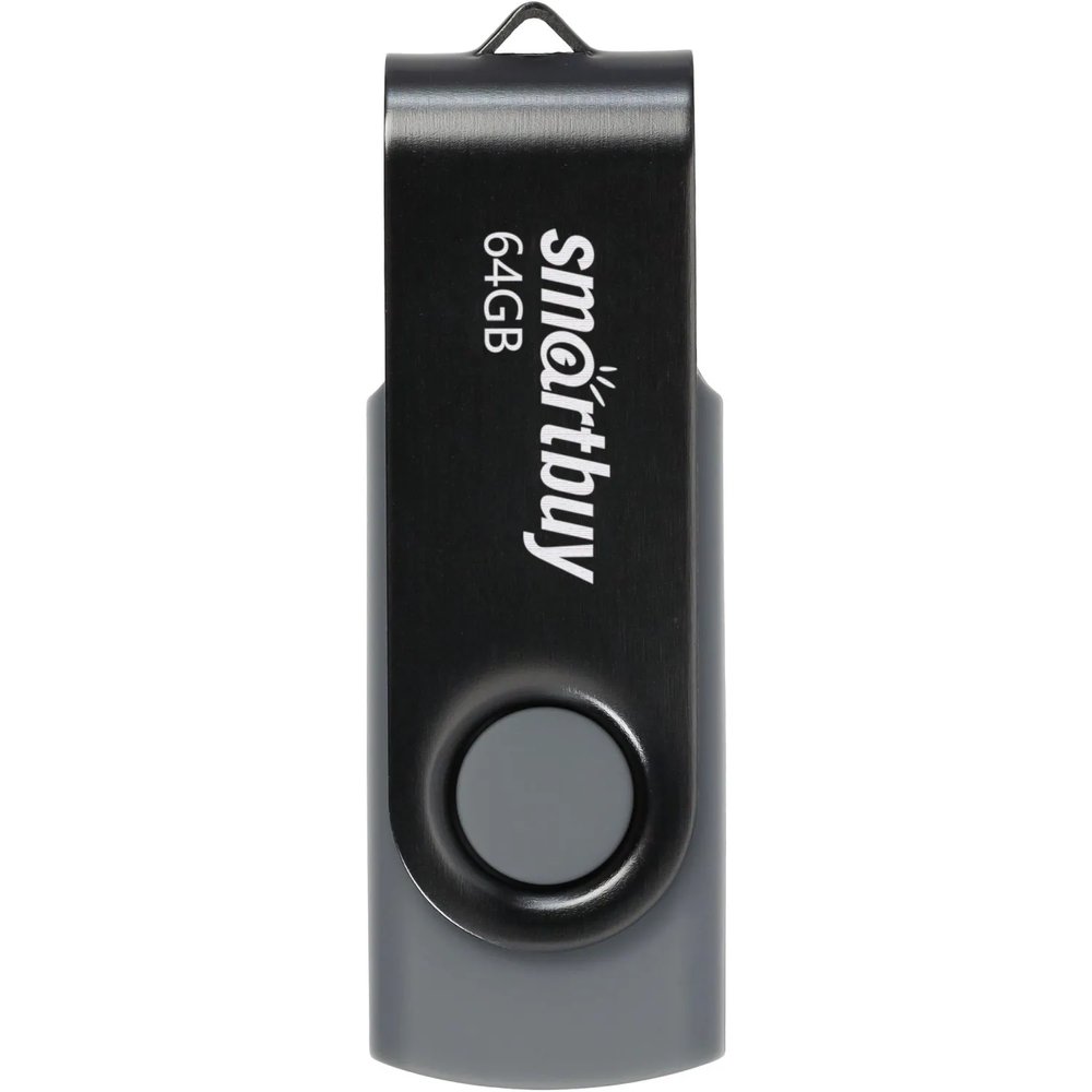 Флеш-память SmartBuy UFD 2.0 064GB Twist Black (SB064GB2TWK)