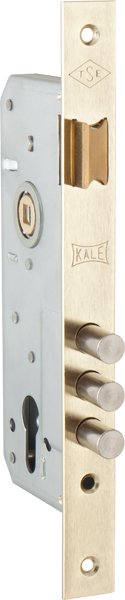 Корпус врезного замка с защёлкой KALE KILIT 152/3MR (45 мм) w/b латунь 1081
