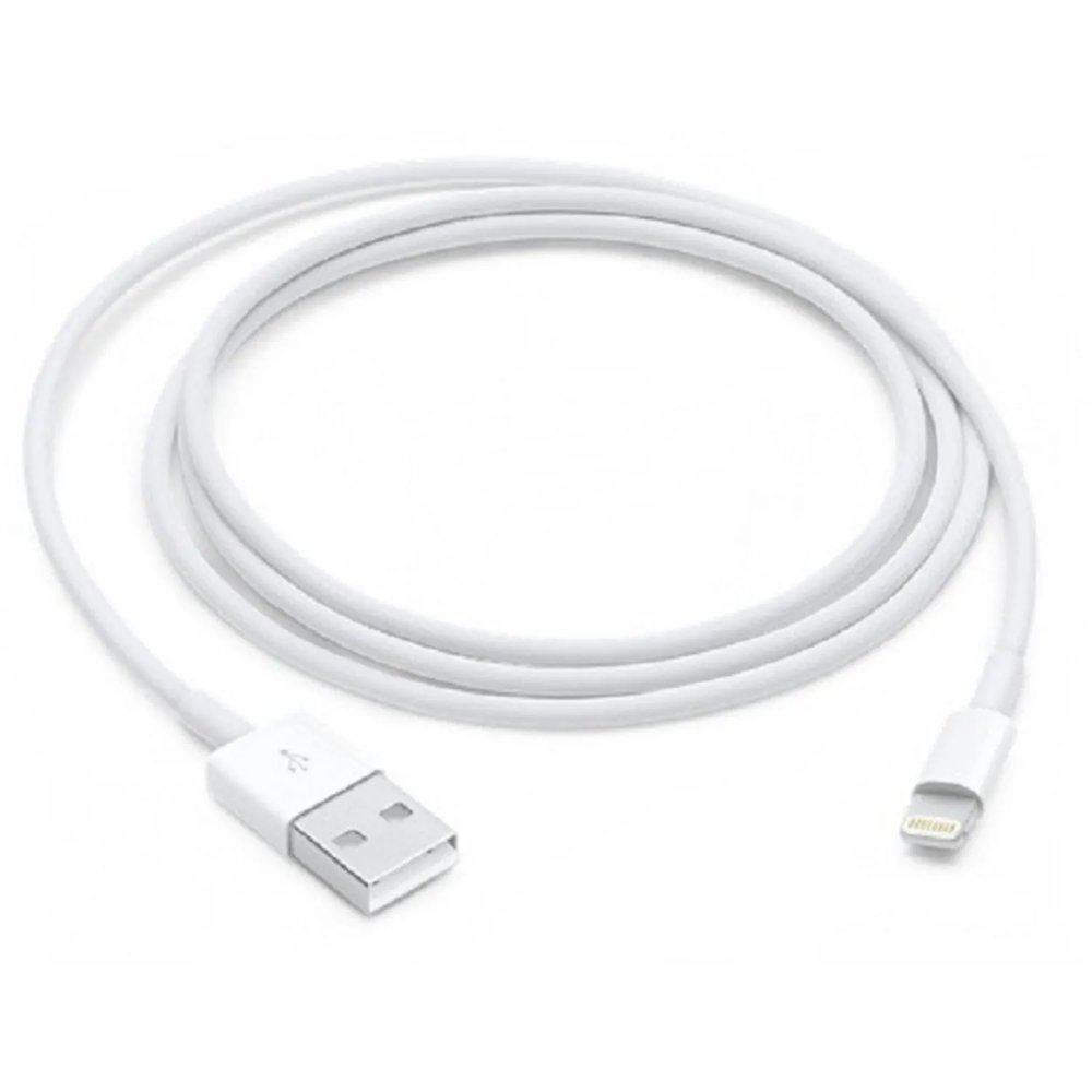 Кабель Apple Lightning - USB Cable (1 m), бел,MQUE2ZM/A+MXLY2ZM/A+MD818ZM/A