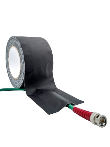 Клейкая лента DGTAPE ultraMATT - Гаффа тейп 72мм/25м - Туннельный Черный UM72/25/B-TU