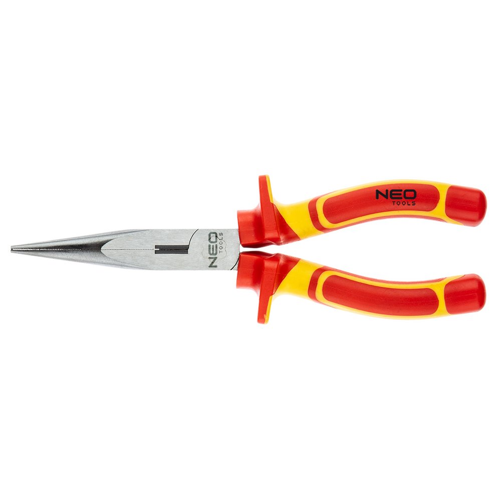 Плоскогубцы NEO Tools удлиненные, прямые, 200 мм, 1000V, CrV, полированные 01-225