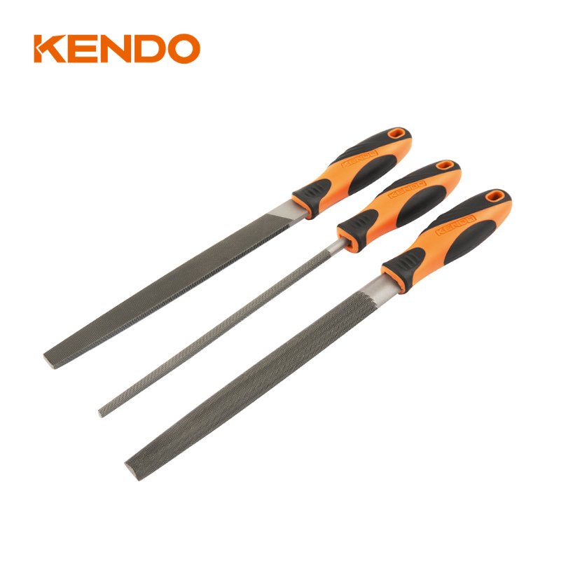 Набор напильников KENDO 3 шт 200 мм 85118