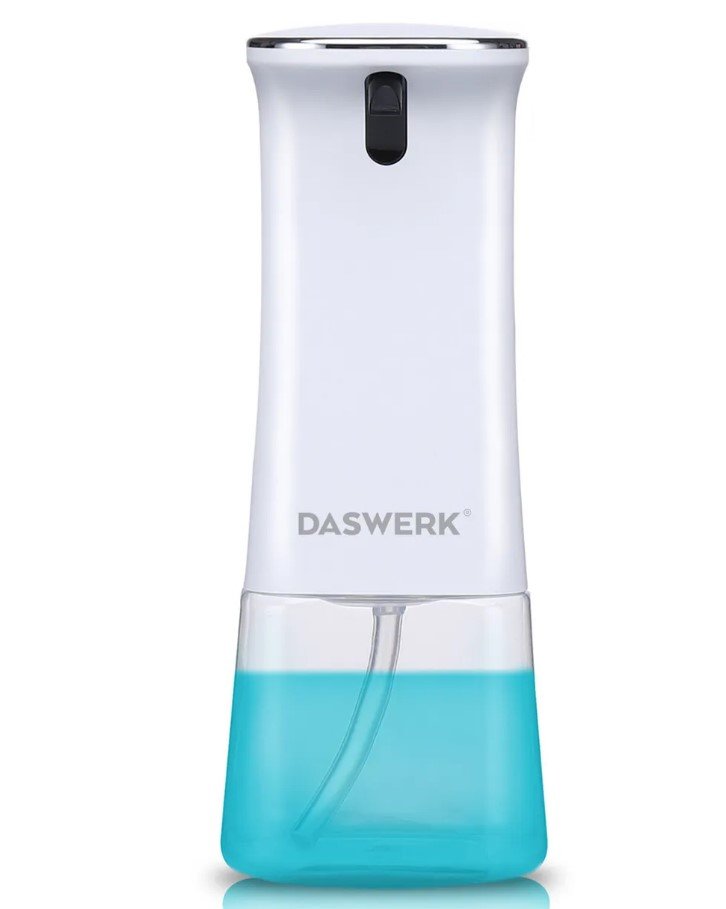 Сенсорный бесконтактный дозатор для жидкого мыла-пены DASWERK 350 мл 607844