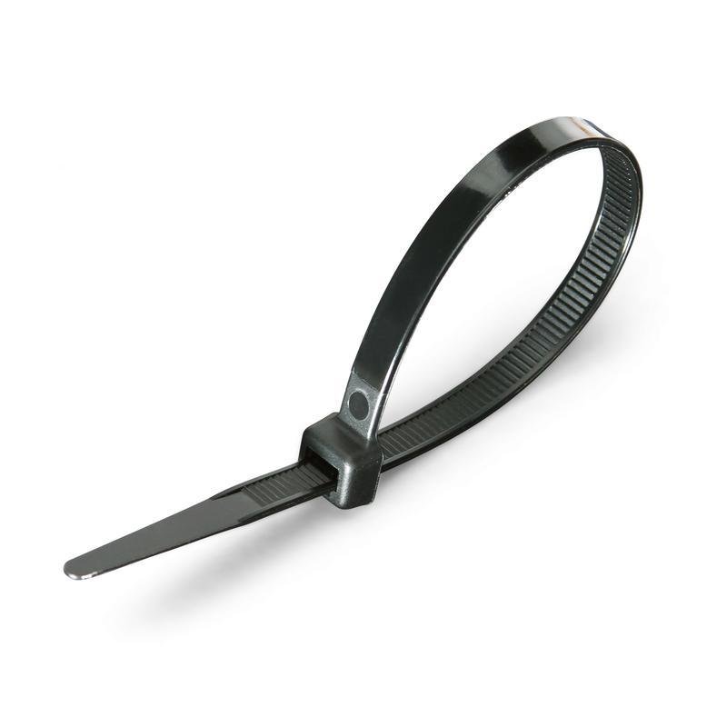 Нейлоновые стяжки Fortisflex КСС 3x250 мм, черный, 100 шт. 89903