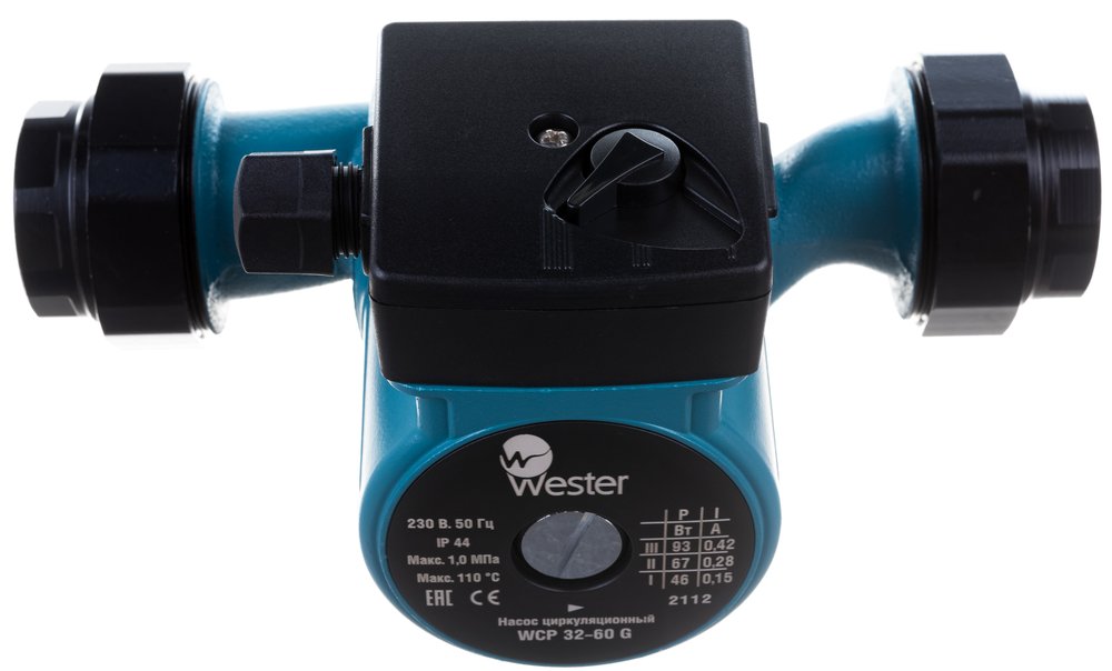 Циркуляционный насос Wester WCP 32-60G с гайками 0-18-0040