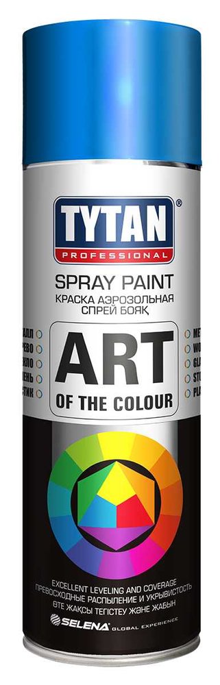 Аэрозольная краска Tytan PROFESSIONAL ART OF THE COLOUR RAL5010, синяя 400мл 93663 54033