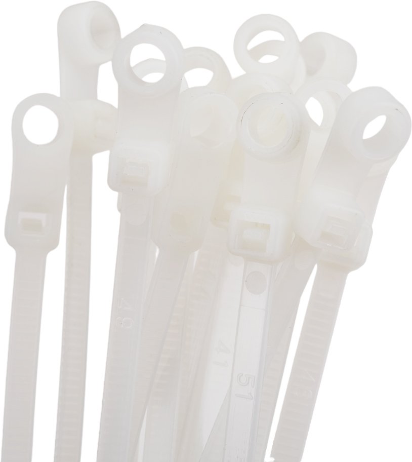 Нейлоновые стяжки FORTISFLEX КСО 4х150 белый 100 шт. 80529