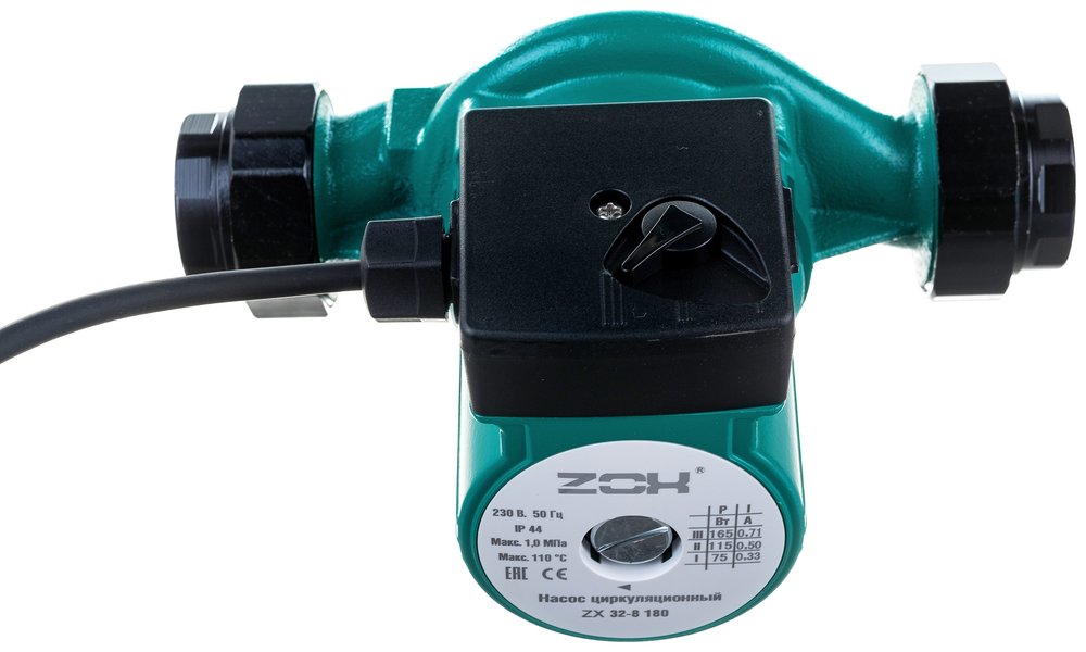 Циркуляционный насос ZOX ZX 32-8 180, с гайками 523450
