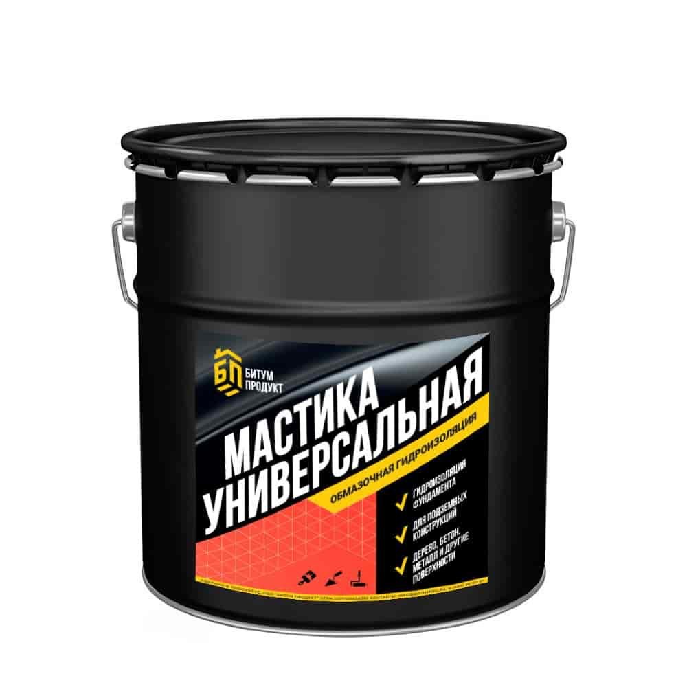 Битумная универсальная мастика БИТУМ ПРОДУКТ 15 кг BP-002