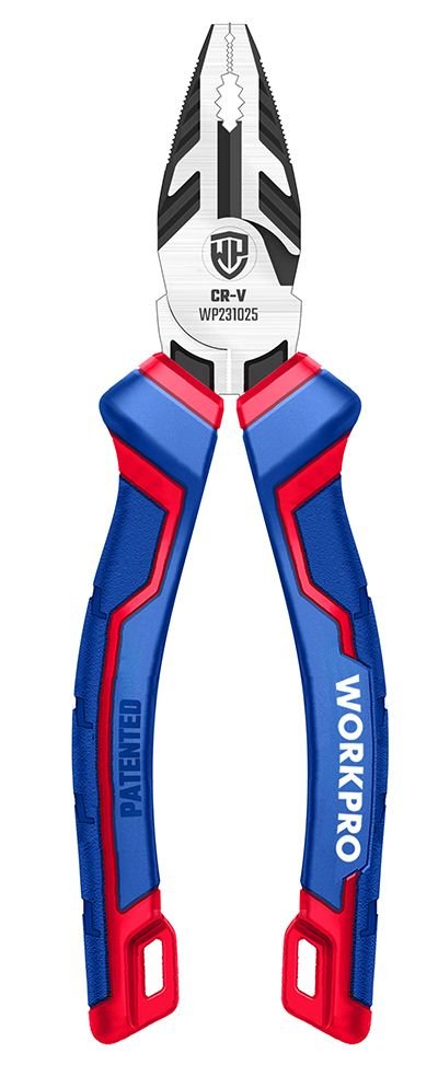 Комбинированные плоскогубцы WORKPRO 180 мм, 7 дюймов, CR-V WP231025