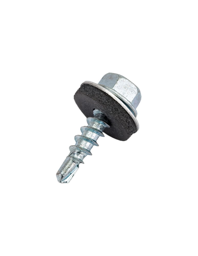 Кровельный саморез Bohrer 4,8x19, оцинкованный, 250 шт. SKZ-4,8х19-250