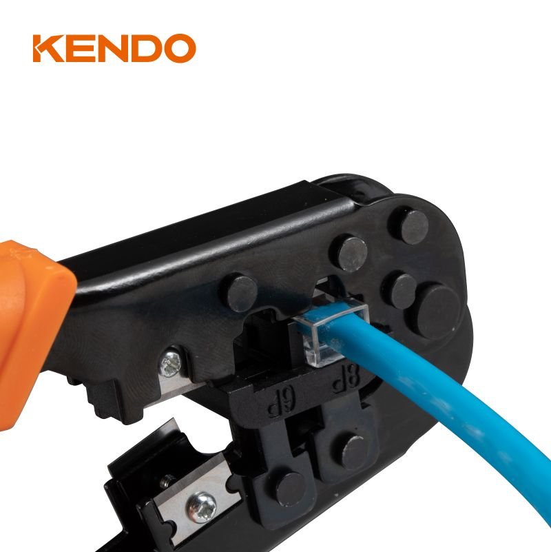 Обжимные клещи KENDO  RJ11, RJ12, RJ45 190 мм 11711