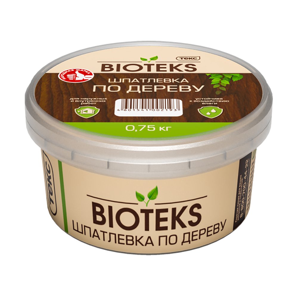 Шпатлевка по дереву Текс Bioteks Профи дуб 0,75кг 700001382