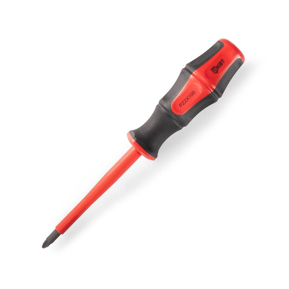 Диэлектрическая отвертка PZ2x100 КВТ Профи 78614